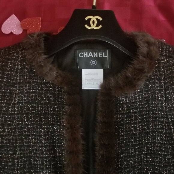 CHANEL, Jackets & Coats, Chanel Mink Jacket